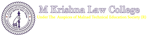 M Krishna Law College logo